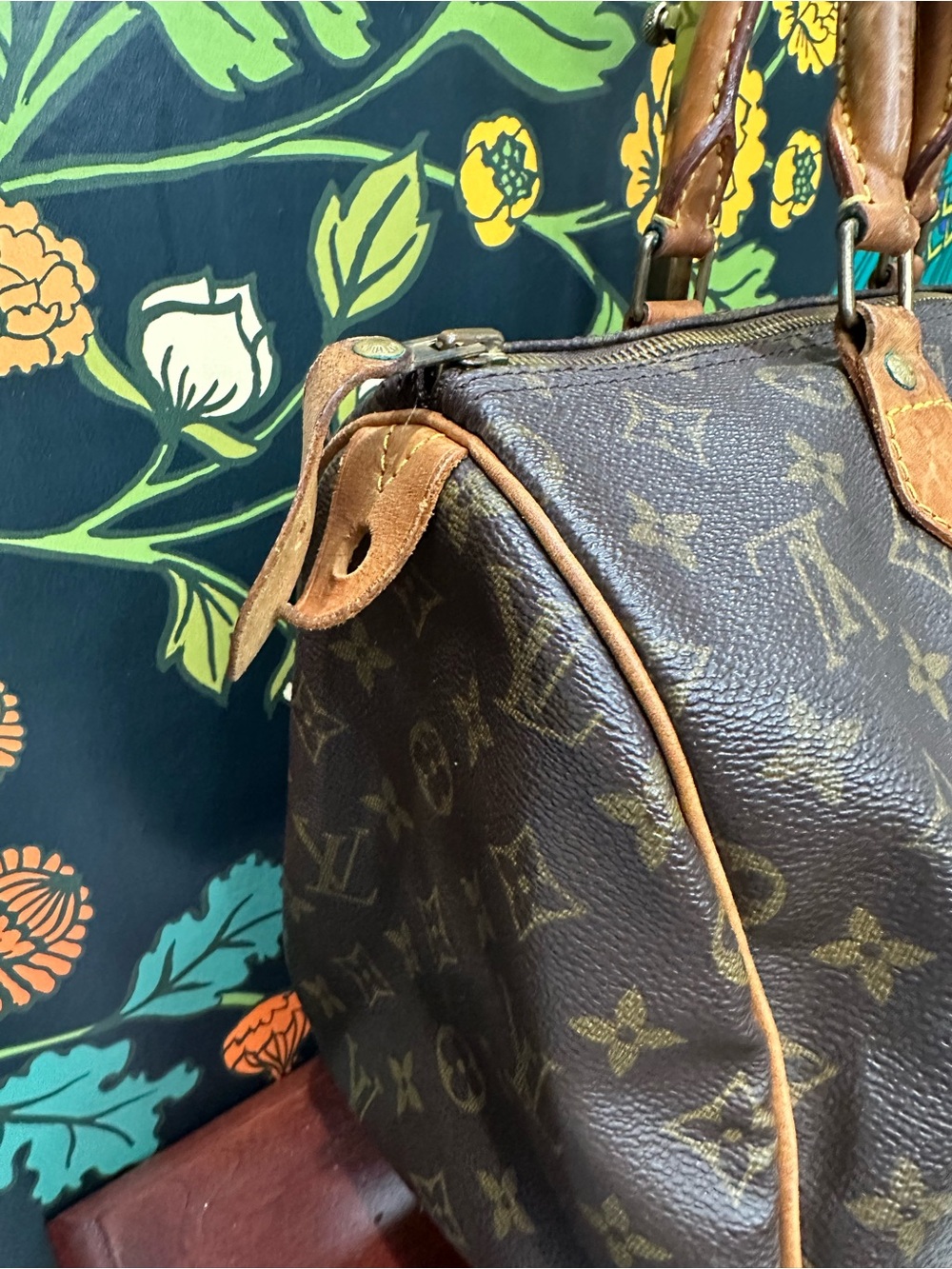 Louis Vuitton Speedy 30 Monogram Canvas Satchel Bag France May 1992 - Picture 6 of 12